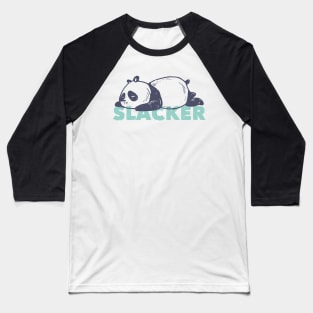 Panda Slacker Baseball T-Shirt